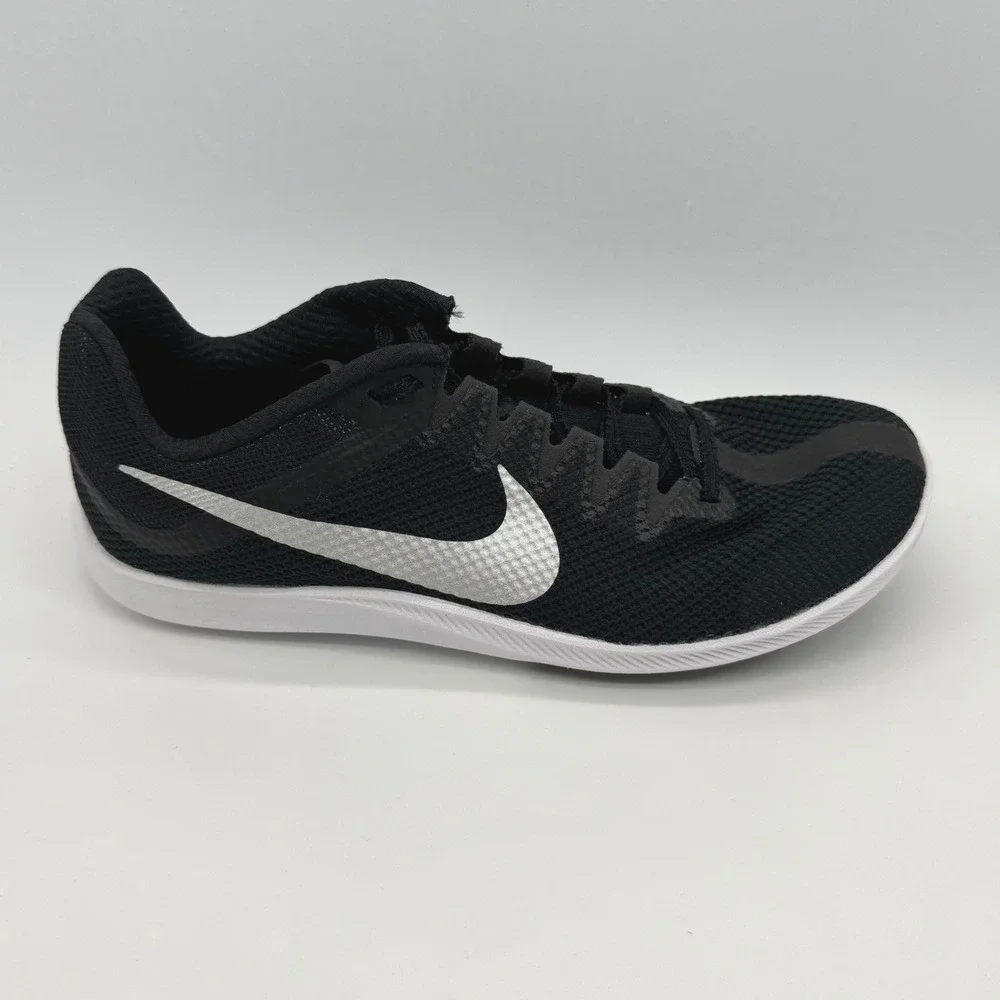 Nike Zoom Rival Track & Field Distance Black White Spikes DC8725-001‎ Men's Sz 9